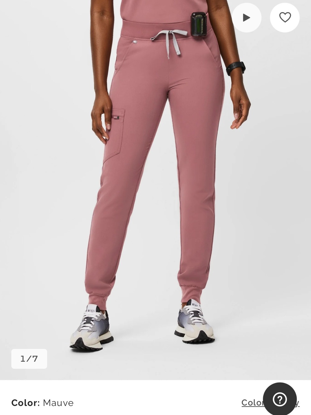 Mauve Women’s zamora Jogger Scrub Pants